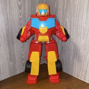 Transformers Rescue Bots Hot Shot Truck Robot 12” Action Figure Toy Hasbro 2020